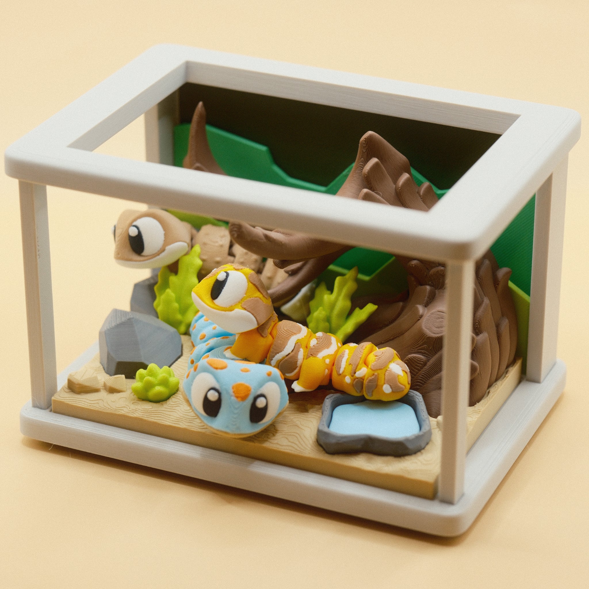 Gecko Toy Set