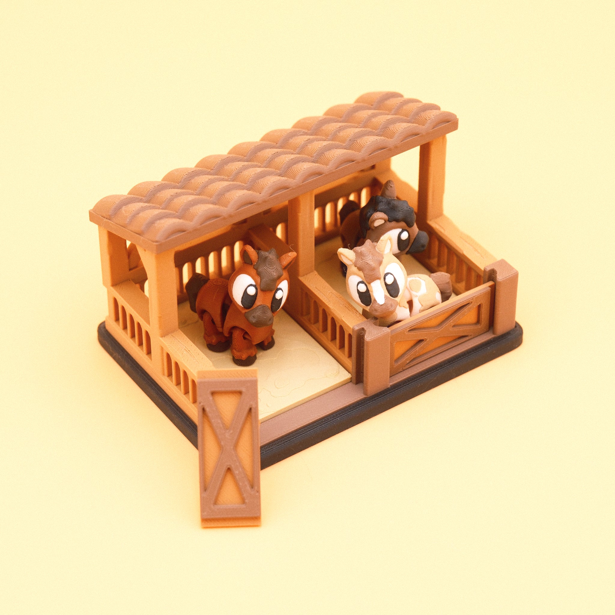 Horse Stable Toy Set