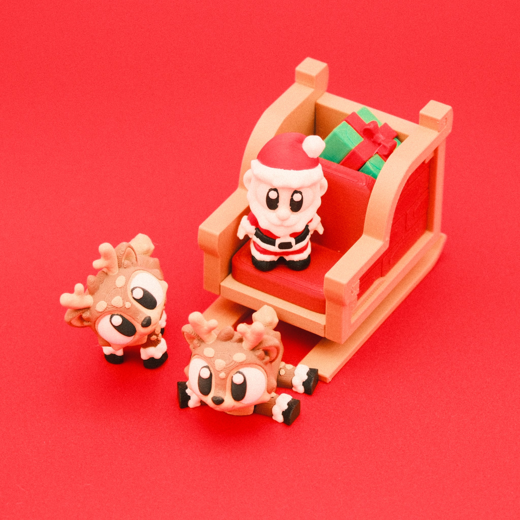 Santa Sleigh Toy Set