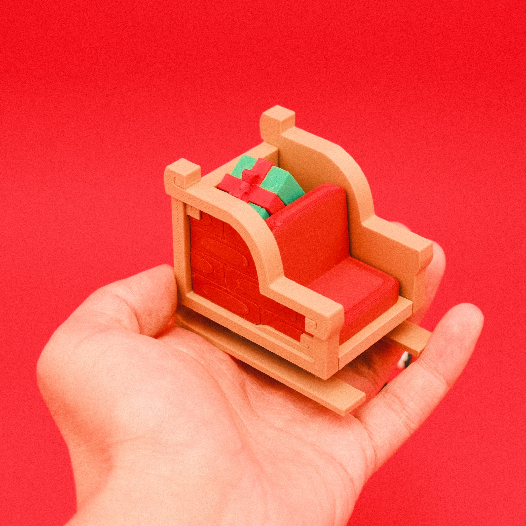 Santa Sleigh Toy Set