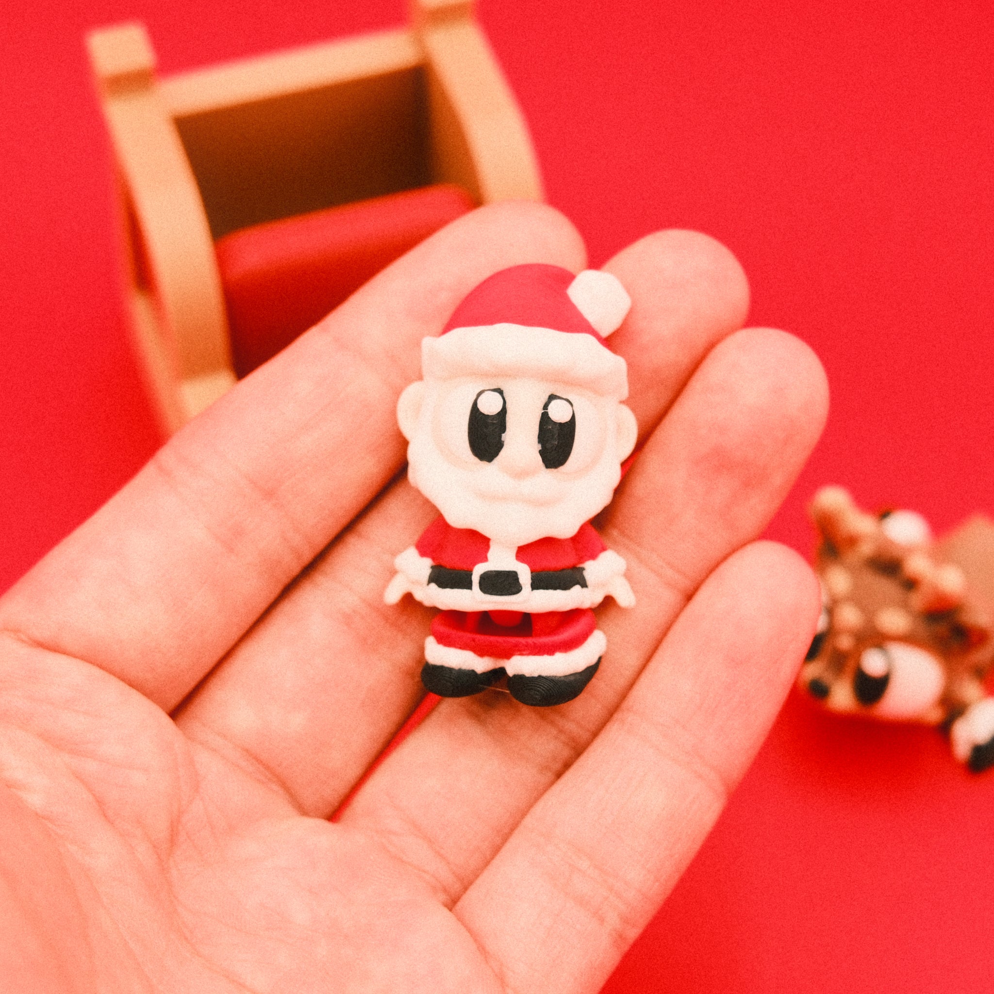 Santa Sleigh Toy Set