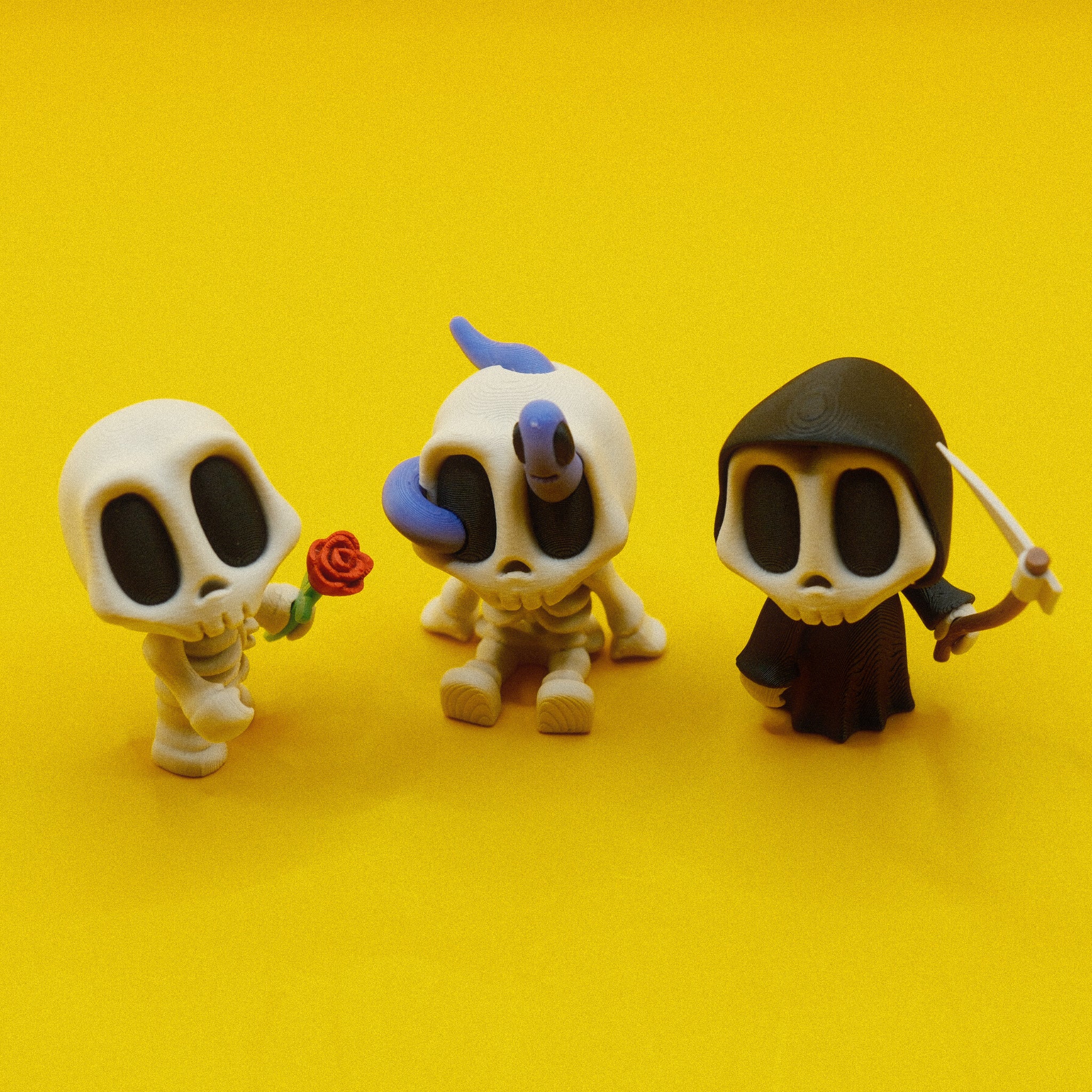 Skeleton with Rose