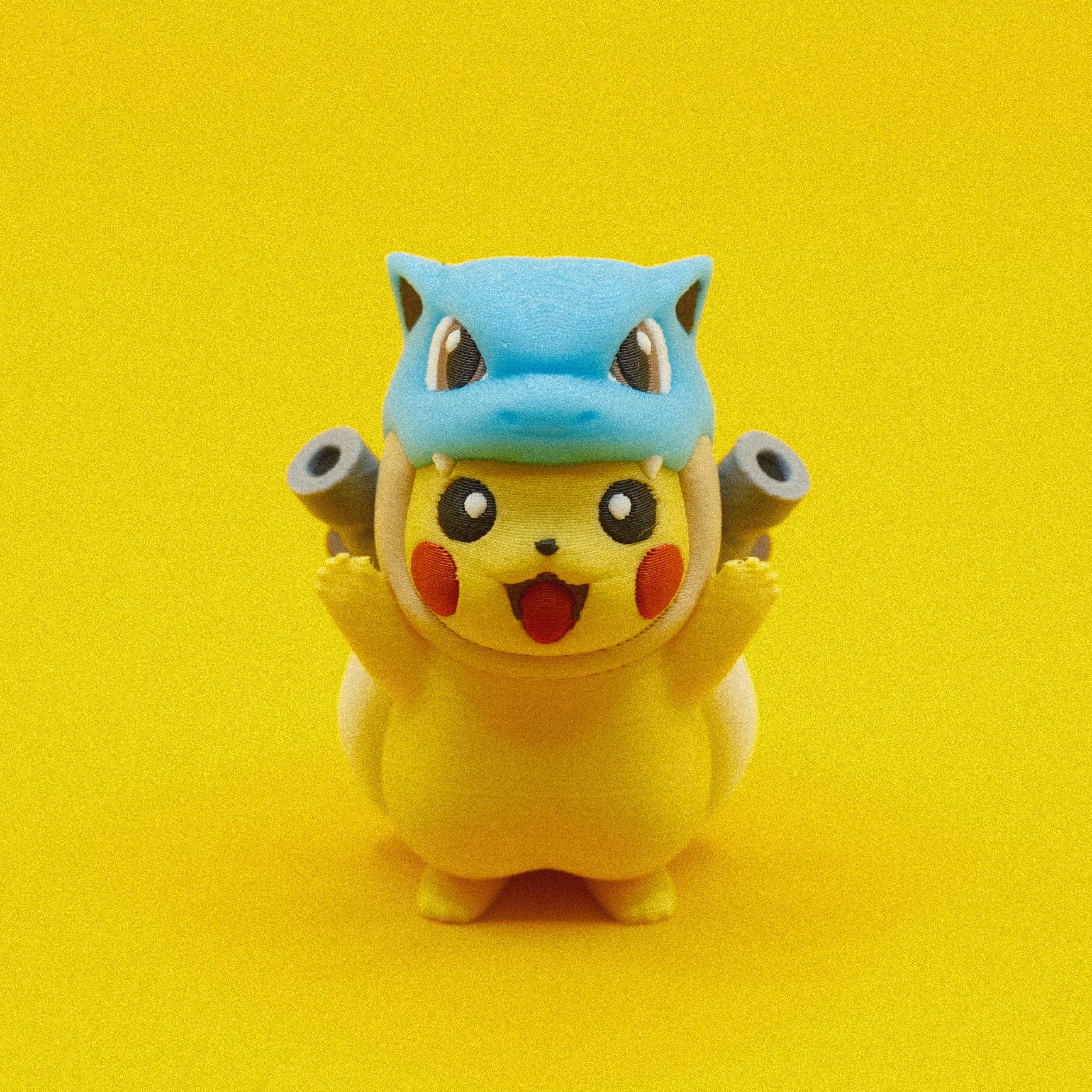 Pikachu in Blastoise Costume