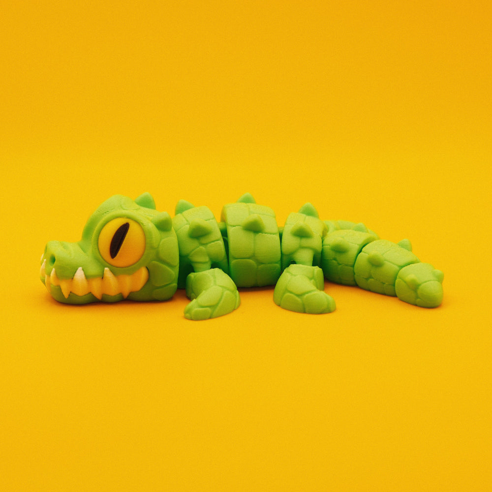 Chomp Chum Crocodile | Adorable Fidget Toys | WOBBL3D Australia