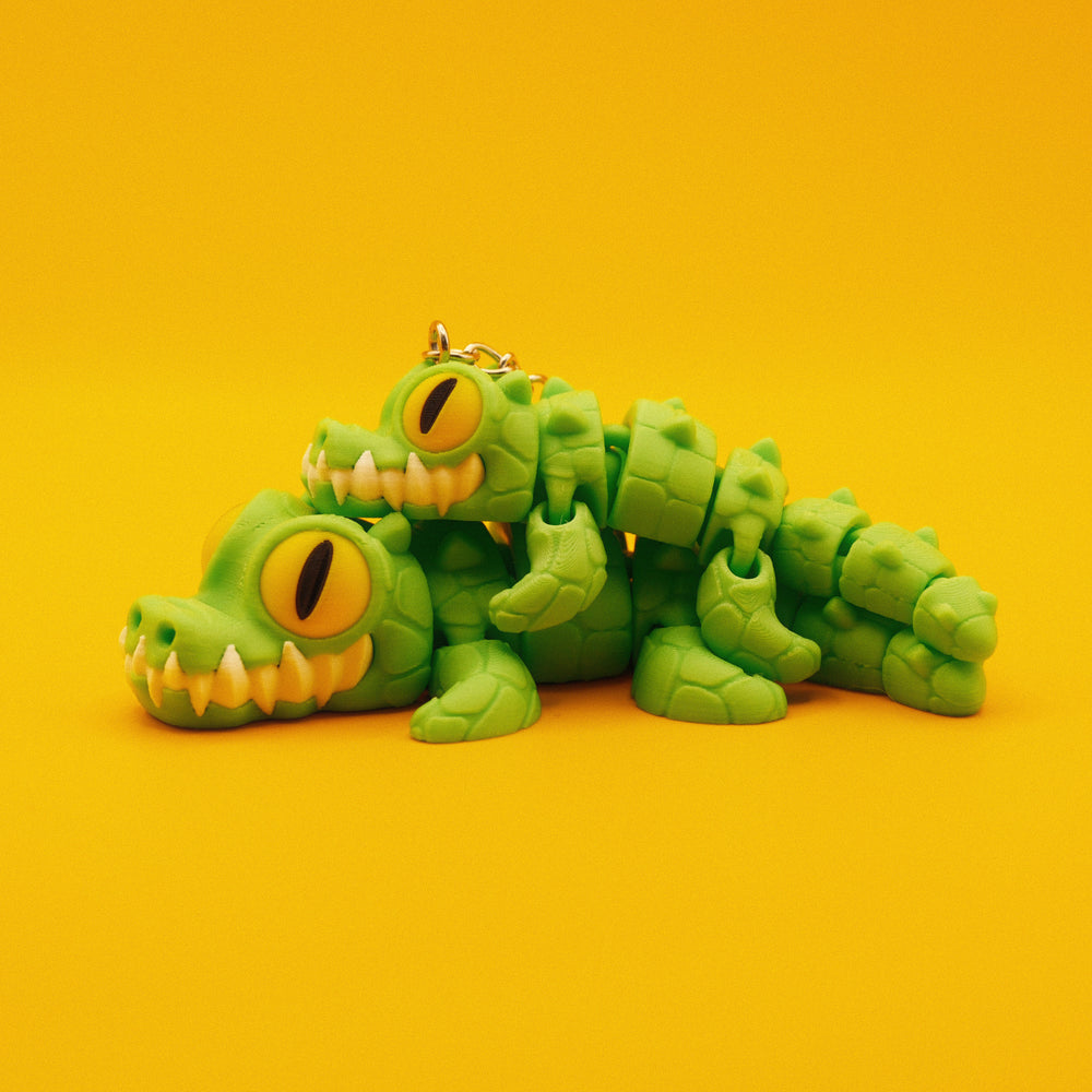 Chomp Chum Crocodile | Adorable Fidget Toys | WOBBL3D Australia