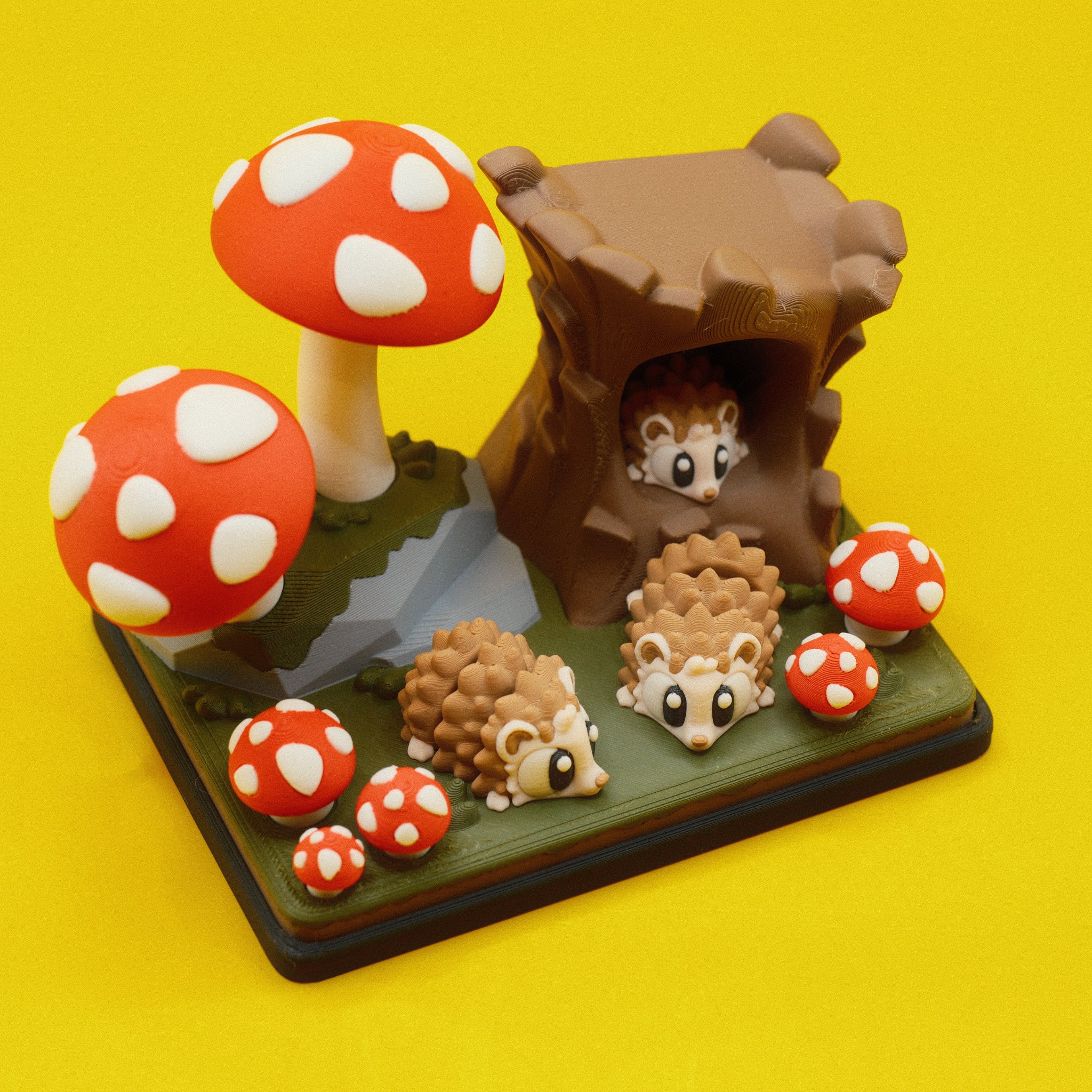 Hedgehog Mushroom Forest