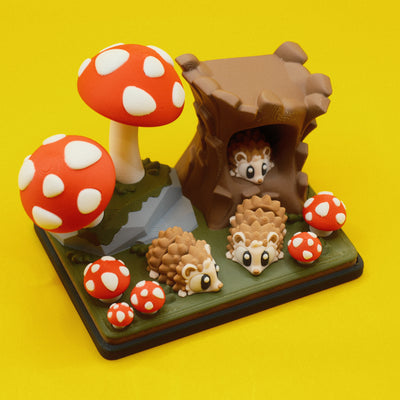 Hedgehog Mushroom Forest