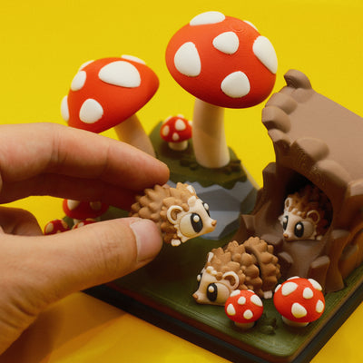 Hedgehog Mushroom Forest