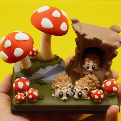 Hedgehog Mushroom Forest