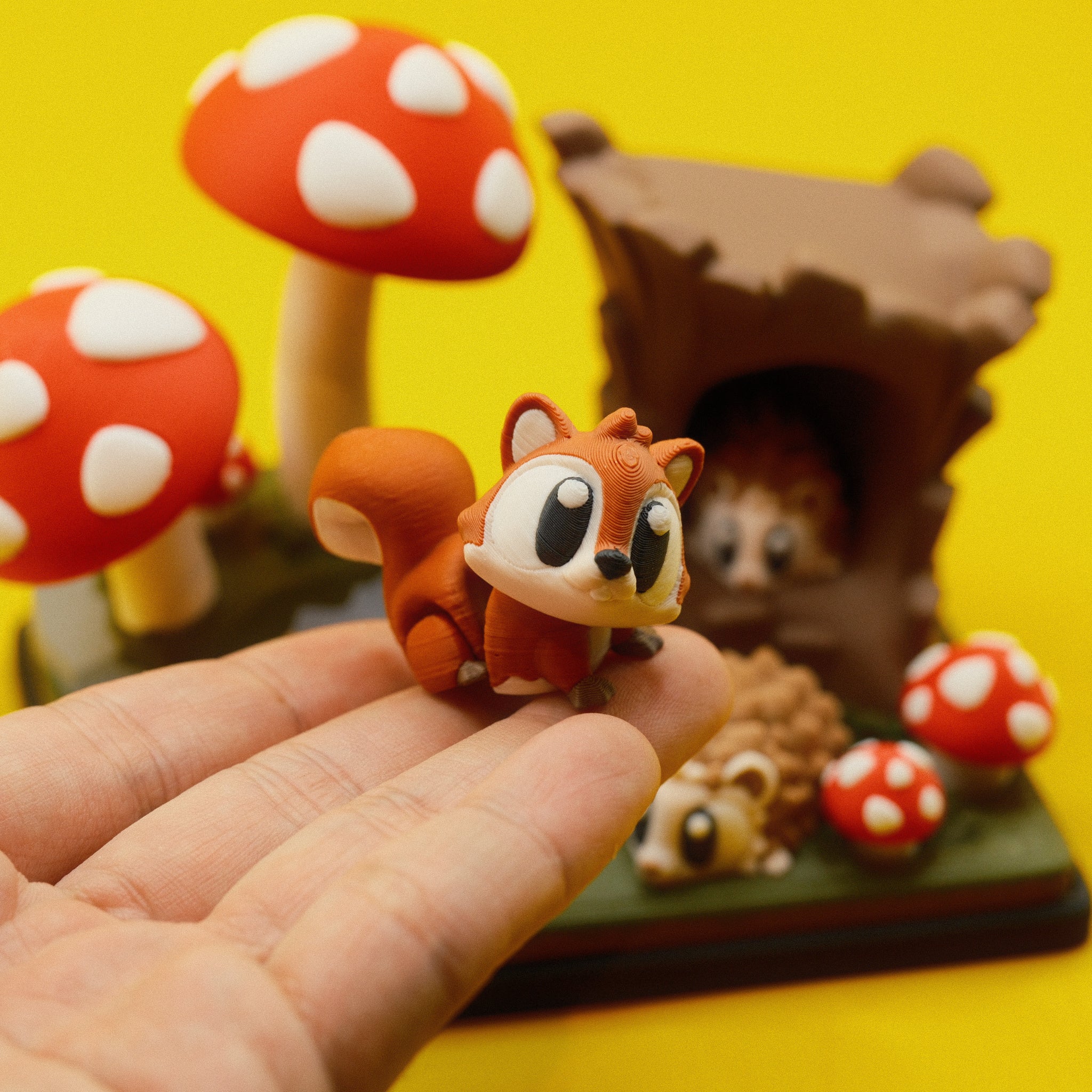 Hedgehog Mushroom Forest