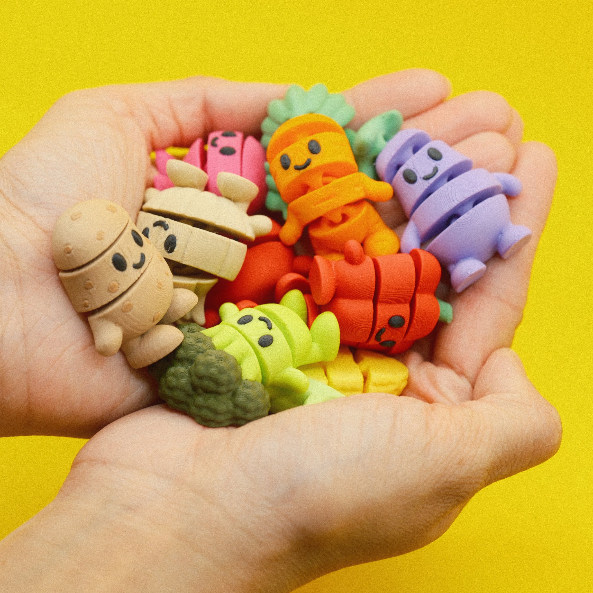 Fidget Veggies & Crate