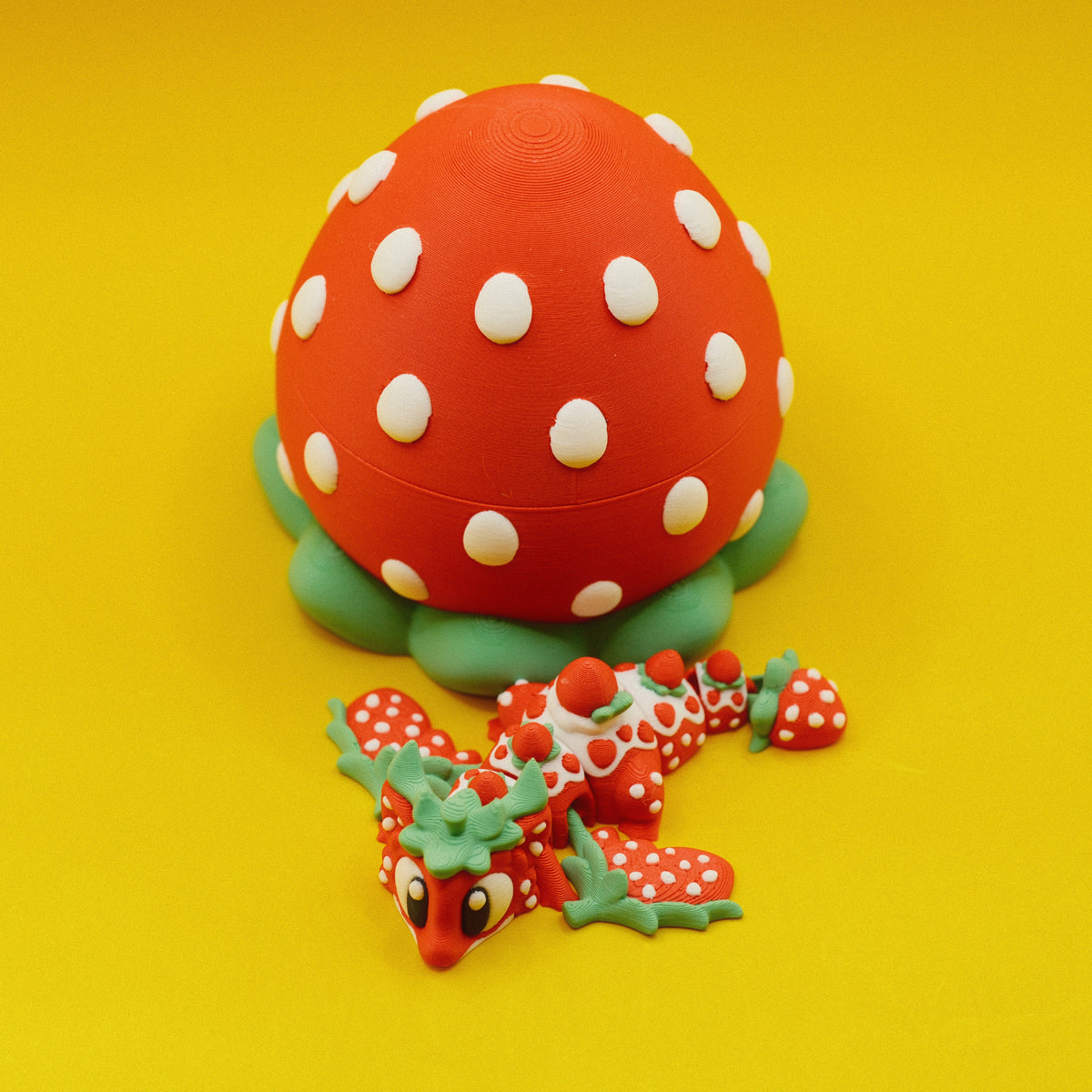 Strawberry Dragon Egg