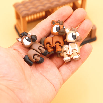 Horse Stable Toy Set