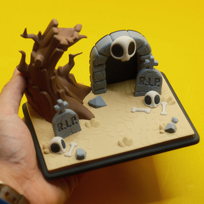 Mini Graveyard Pumpkin Set