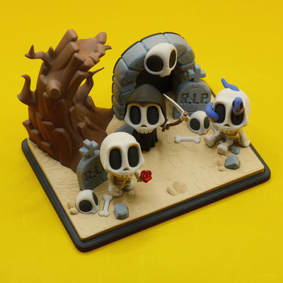 Mini Graveyard Skeleton Set