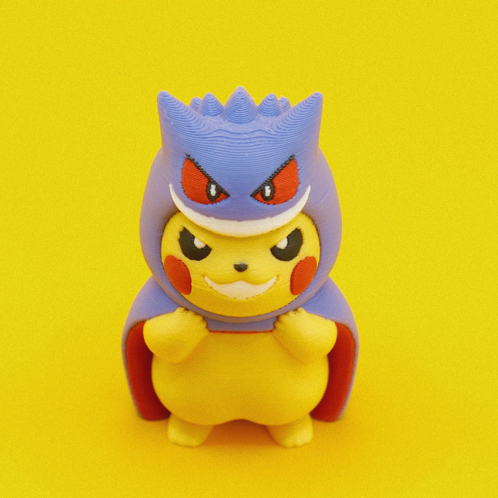 Pikachu in Gengar Costume