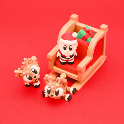 Santa Sleigh Toy Set