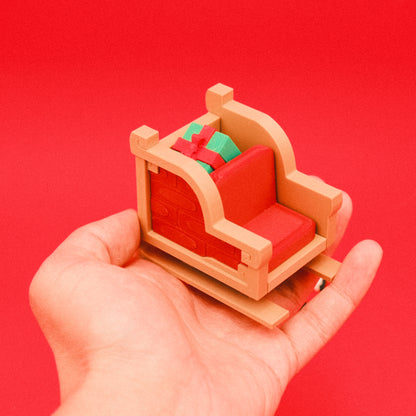 Santa Sleigh Toy Set