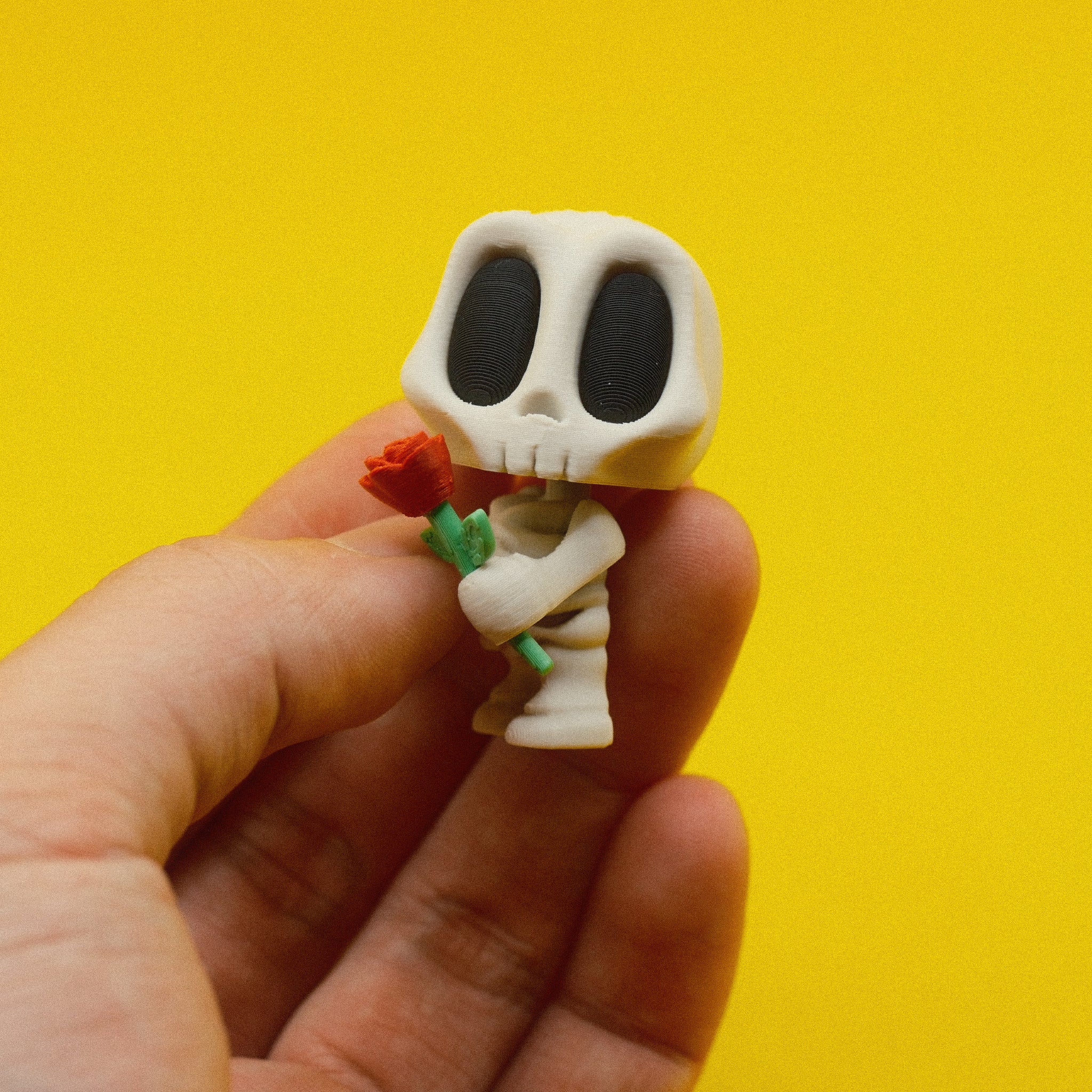 Skeleton with Rose